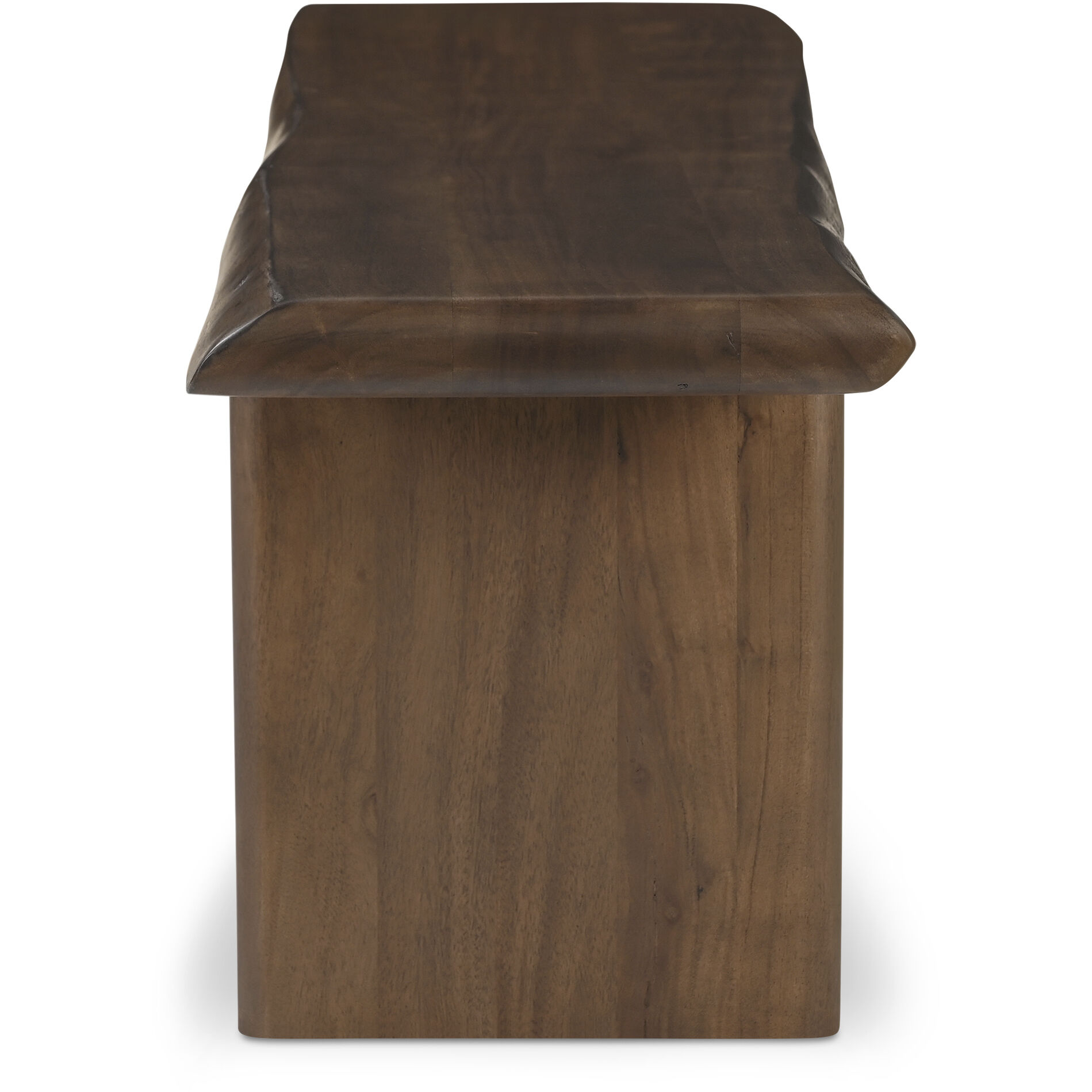 Lila Brown Dining Bench, Small